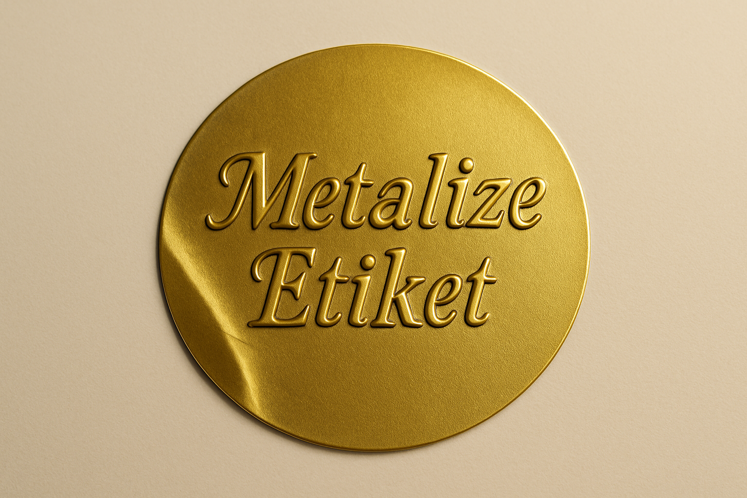 metalize etiket