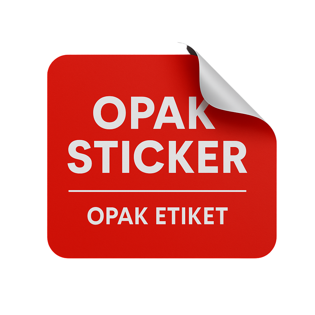 Opak etiket