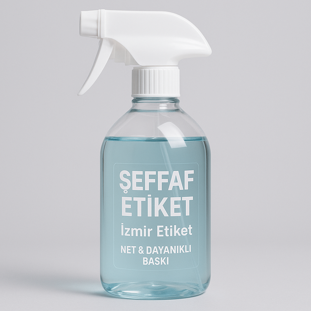 şeffaf etiket